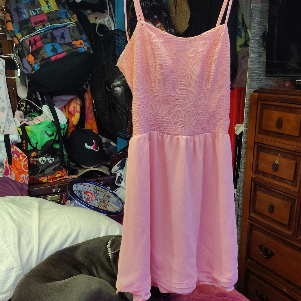 Princess Vera Wang Pink Mini Dress